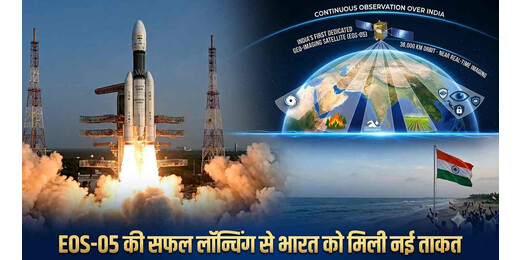 आसमान से होगी लगातार निगरानी, EOS-05 की सफल लॉन्चिंग से भारत को मिली नई ताकत