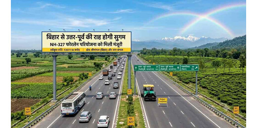 बिहार से उत्तर-पूर्व की राह होगी सुगम, NH-327 फोरलेन परियोजना को मिली मंजूरी