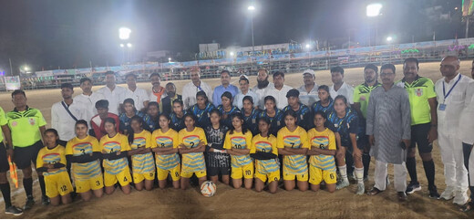 लखीसराय में महिला फुटबॉल का जलवा, अरवल और बेगूसराय का दमदार प्रदर्शन