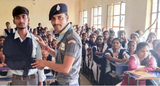 स्काउट-गाइड प्रशिक्षण शिविर का आयोजन, आपातकालीन परिस्थितियों से निपटने के गुण सिखाए गए