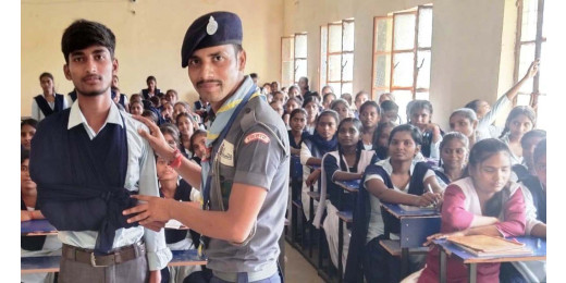 स्काउट-गाइड प्रशिक्षण शिविर का आयोजन, आपातकालीन परिस्थितियों से निपटने के गुण सिखाए गए