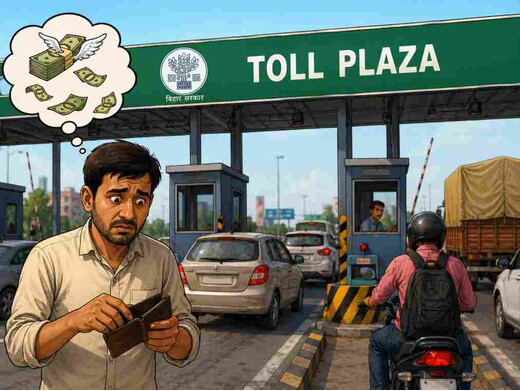 बिहार की स्टेट हाईवे के सफ़र का देना होगा दाम ! बिहार की नई टोल नीति से आम लोगों की जेब पर बढ़ेगा बोझ