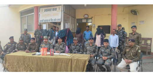 हाइवा में आग लगाने वाले गिरोह के पांच अपराधी गिरफ्तार, जेजेएमपी का नाम आया सामने