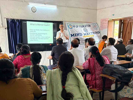 गो अप फाउंडेशन की पहल, शिक्षकों को मानसिक समस्याओं के प्रति किया जागरूक