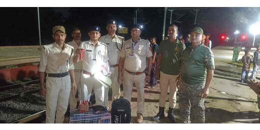 रेलवे और उत्पाद विभाग की संयुक्त कार्रवाई, किऊल जंक्शन पर 43.5 लीटर शराब जब्त