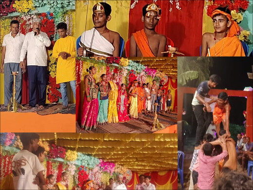 भक्ति, संस्कृति और उल्लास से सराबोर हुआ आयोजन; कृष्ण-सुदामा मिलन व मटका फोड़ ने मोहा मन