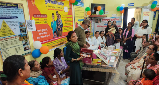 शहरी प्राथमिक स्वास्थ्य केन्द्र के प्रांगण में पखवाड़ा पुरुष नसबंदी कार्यक्रम आयोजित 