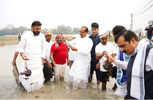 जाने दरभंगा के खेतों में खुद क्यों उतर गए केंद्रीय मंत्री शिवराज सिंह चौहान 