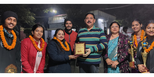 बीआरएबीयू की सांस्कृतिक टीम का कुलपति ने किया स्वागत