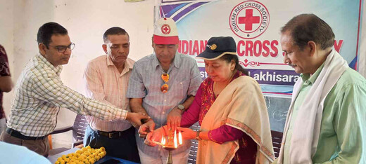 रेड क्रॉस सोसाइटी ने मनाया विश्व स्वास्थ्य दिवस, लोगों को दिए स्वास्थ्य संबंधी सुझाव