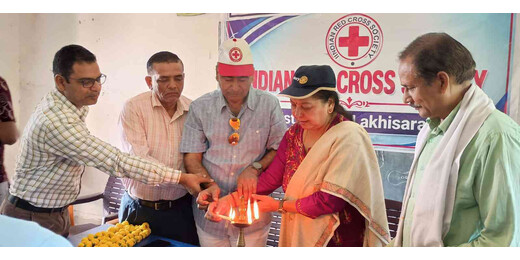 रेड क्रॉस सोसाइटी ने मनाया विश्व स्वास्थ्य दिवस, लोगों को दिए स्वास्थ्य संबंधी सुझाव