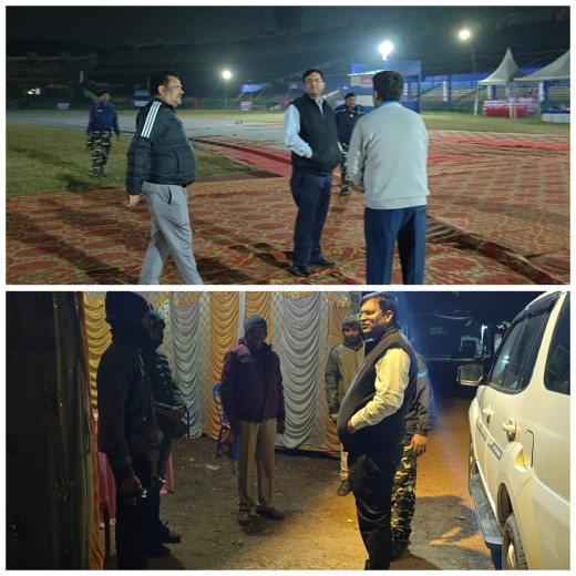चुनाव सुरक्षा को लेकर उपायुक्त ने किया डिस्पैच सेंटर और चेक पोस्ट का निरीक्षण