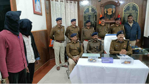 मोतिहारी पुलिस को मिली कामयाबी, चंद घंटों में दो लूटकांड का किया उद्भेदन