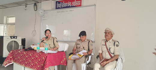 प्रशिक्षु सिपाहियों के प्रशिक्षण का निरीक्षण, बेहतर पुलिस सेवा का दिया संदेश