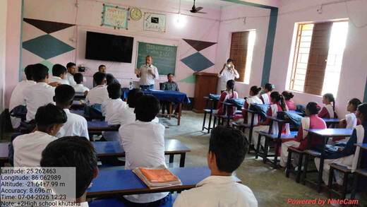 विश्व स्वास्थ्य दिवस पर पीएम श्री प्लस टू विद्यालय खुटहा में जागरूकता कार्यक्रम आयोजित 