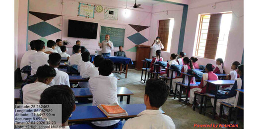 विश्व स्वास्थ्य दिवस पर पीएम श्री प्लस टू विद्यालय खुटहा में जागरूकता कार्यक्रम आयोजित 