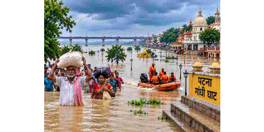 बिहार में बाढ़ का कहर, 10 लाख से अधिक लोग प्रभावित; कई ट्रेनें रद्द और डायवर्ट
