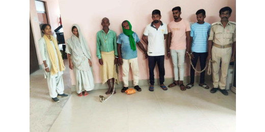 अवैध शराब मामले में महिला सहित सात गिरफ्तार