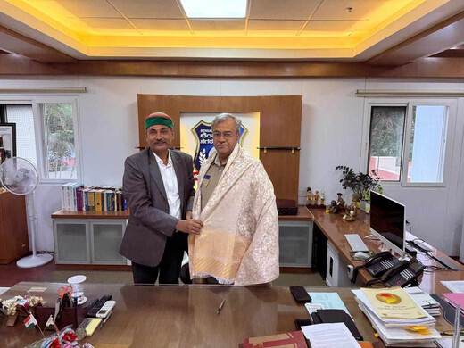 डॉ. अरुण कुमार सिंह ने पुलिस आयुक्त सीमांत कुमार सिंह से की शिष्टाचार भेंट, शहर की सुरक्षा पर संवाद