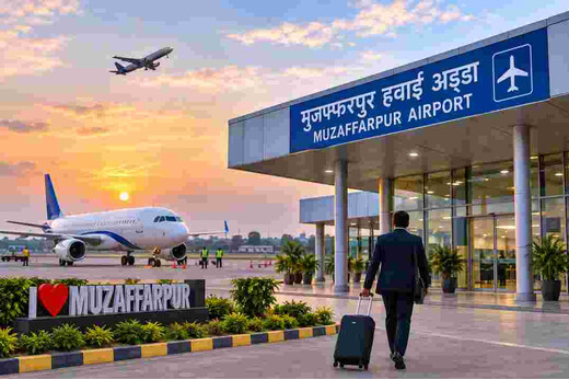 मुजफ्फरपुर में हवाई सेवा से व्यापार को मिलेगी नई रफ्तार, 7 सितंबर से खुलेंगे आर्थिक विकास के नए रास्ते