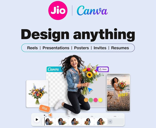 जियो के साथ Canva का धमाकेदार ऑफर, यूजर्स को 12 महीने मुफ्त Pro की सुविधा