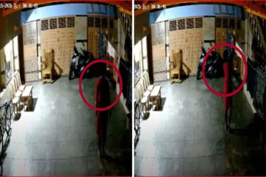 रात के अंधेरे में महिलाओं के कपड़े चुराता रहा संदिग्ध, सीसीटीवी ने खोली पोल