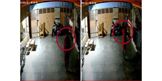 रात के अंधेरे में महिलाओं के कपड़े चुराता रहा संदिग्ध, सीसीटीवी ने खोली पोल