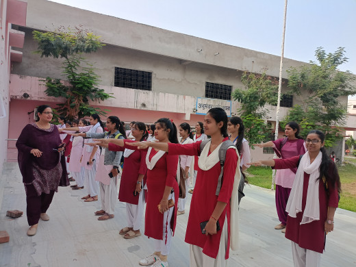 राष्ट्रीय सेवा योजना की इकाई के द्वारा आयोजित किया गया नशा मुक्ति अभियान