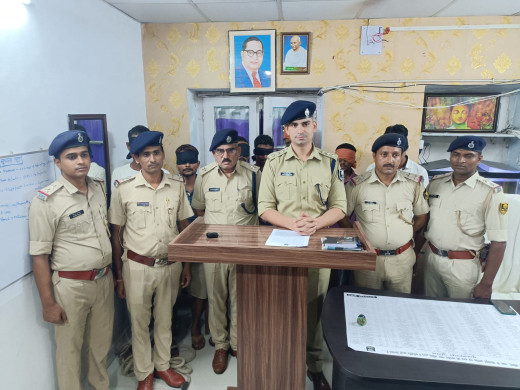 मुजफ्फरपुर में मोटरसाईकिल चोरी गिरोह का पर्दाफाश, 7 गिरफ्तार