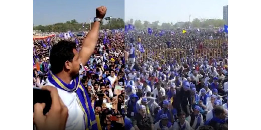 भीम आर्मी का भोपाल में शक्ति प्रदर्शन, चंद्रशेखर रावण ने किया मप्र विधानसभा चुनाव लड़ने का एलान