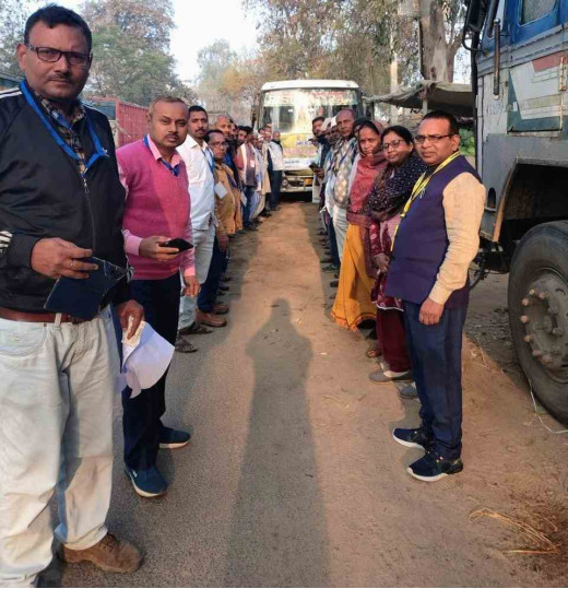 प्रधानमंत्री के कार्यक्रम में भाग लेने भागलपुर पहुंचे लखीसराय के सैकड़ों किसान