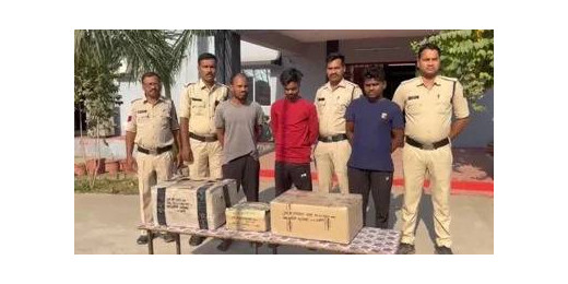 नशीले पदार्थ एवं टेबलेट की बिक्री करने वाले तीन युवक गिरफ्तार
