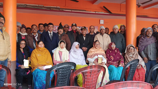 खबड़ा शाखा की मासिक बैठक संपन्न, वीर नारियों का हुआ सम्मान