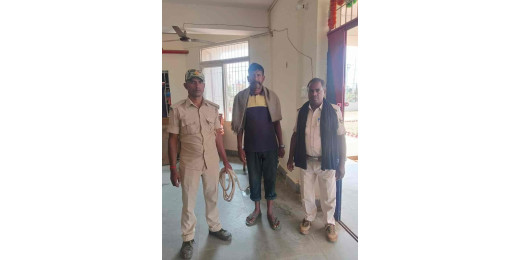 डकैती कांड का वारंटी गिरफ्तार, भेजा गया जेल