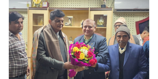 आर्यभट्ट ज्ञान विश्वविद्यालय के कुलपति शरद कुमार यादव ने संभाला पाटलिपुत्र विश्वविद्यालय का अतिरिक्त प्रभार