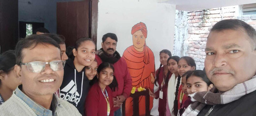 युवा चेतना के प्रतीक स्वामी विवेकानंद को विद्यालय परिवार ने श्रद्धापूर्वक किया नमन