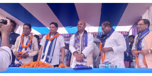 बहुजन समाज पार्टी ने बनवाड़ी लाल कॉलेज में किया जनाक्रोश महासभा का आयोजन