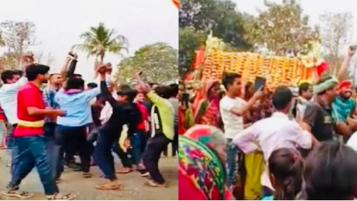 शव यात्रा में परिजनों ने मनाया जश्न, नाचते गाते पहुंचे शमशान